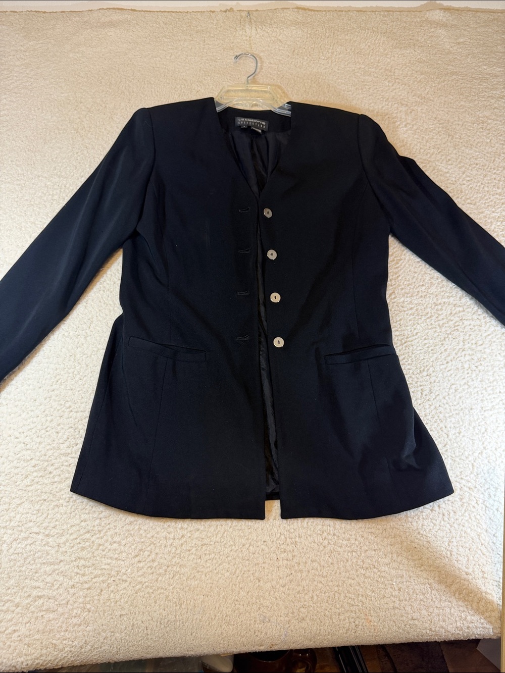 Liz Claiborne Black Button-Front Women's Blazer 41